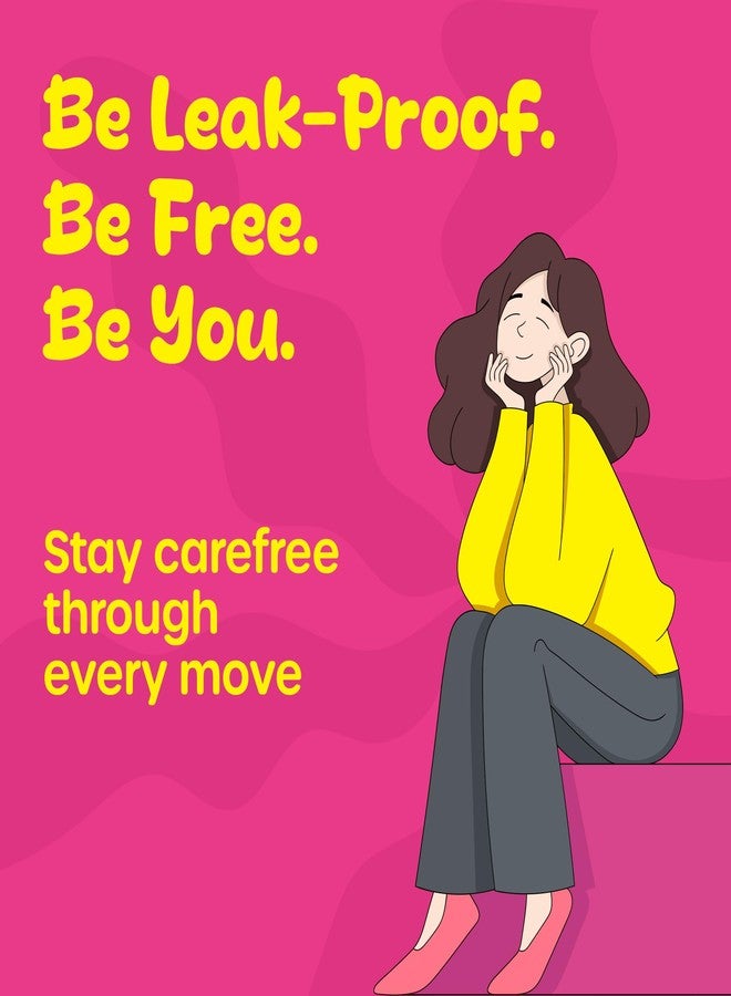 Evereve Teens Period Panty For Girls, S-M 5Pcs (for 13 to 19 years old), 360 Degree Anti-Leak Coverage, Up to 12hours Protection, Heavy Flow Absorbency, Ideal for School & Overnight Use, Comfy Hug Fit - Image 2